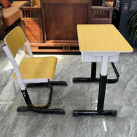 Mobilier scolaire bon marché Pupitres Escolares Table et chaises de bureau et de chaise d'école à hauteur réglable pour enfants et étudiants