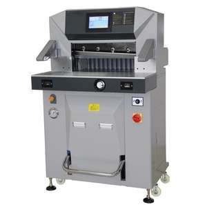 Doble 100 totalmente automático de alta resistencia hidráulica A4 A3 A2 A1 tamaño copiadora artesanía guillotina máquina cortadora de papel precio - Product Image 5