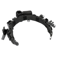 Ceinture tactique légère et réglable pour le camping et l'usage quotidien, avec pochette rembourrée pour gadgets de chasse et sac banane.