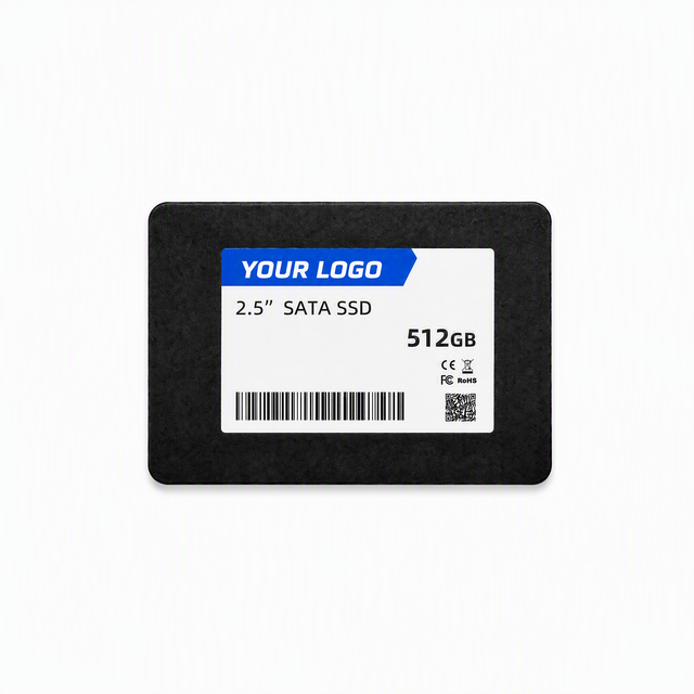 Wholesale Laptop 2.5 Inch SATA 3.0 SSD 512GB OEM Custom Logo Internal 401-500MB/s Read/Write Speed QIAOQI Brand
