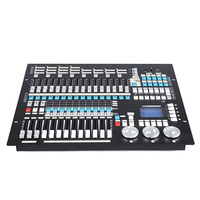 Consola de Equipos Profesionales para Escenarios, Controlador DMX512, Sistema de Control de Luces de Proyección Artnet 1024, Eventos, Bodas, Discotecas, Acero Inoxidable