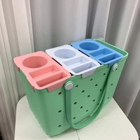 Organisateur de sac universel Zhuo Ning en EVA avec fente pour téléphone et porte-bouteille, insert supérieur amovible pour sacs à main d'été