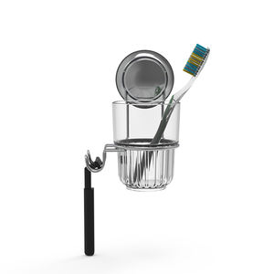 <span class=keywords><strong>Portaspazzolino</strong></span> singolo <span class=keywords><strong>a</strong></span> <span class=keywords><strong>ventosa</strong></span> <span class=keywords><strong>portaspazzolino</strong></span> <span class=keywords><strong>a</strong></span> parete con tazza per spazzolino da denti - Product Image 3