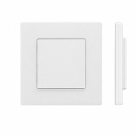 Interrupteurs muraux électriques modernes Wellsdiy, 16A, norme européenne, 1 poste, 1/2 voie, haute qualité, vente chaude