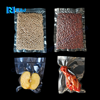 Sac plastique pour poulet de qualité alimentaire avec trois poches zippées sous vide à 3 joints latéraux Sacs de poulet rôti pour emballage de viande poisson boeuf congelé