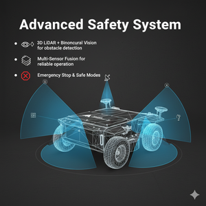 Cortacésped Robótico Inteligente VORAN con GPS RTK, Máquina Cortadora de Césped Autónoma de Litio de 48 V para Granjas, Parques y Paisajes - Product Image 4