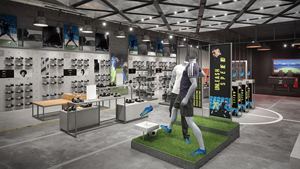 Promozione Design di alta qualità per negozi al dettaglio di stile di vita sportivo per esposizione di indumenti - Product Image 2