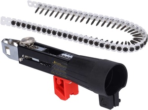 <span class=keywords><strong>Pistola</strong></span> de <span class=keywords><strong>clavos</strong></span> de cadena, taladro eléctrico, <span class=keywords><strong>pistola</strong></span> de <span class=keywords><strong>clavos</strong></span>, cabeza de tornillo de cadena, <span class=keywords><strong>pistola</strong></span> de encuadernación de placas de yeso para carpintería, clavo automático - Product Image 2