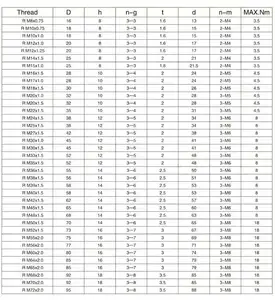 Precision Ball Screw Screw Brackets Lock Nut Screw Locking Nut M10/12/15/17/20 M25 M30 M35 M40 For CNC Machine End Support