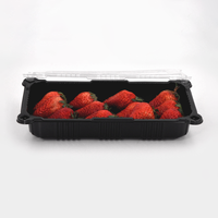 Boîtes d'emballage pour fraises en plastique PET avec séparateurs et mousse