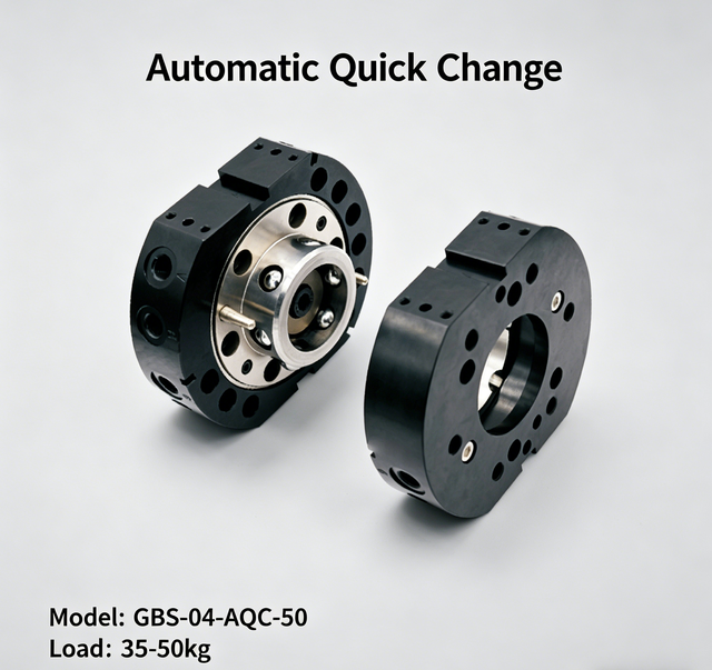 Original CNGBS Robotic Quick Change System with 50kg Rated Load, ±0.015mm Repeatability Pneumatic Tool Changer for Automation