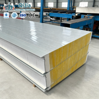 Matériaux d'isolation pour bâtiments, panneaux en laine de verre sandwich pour maison intégrée