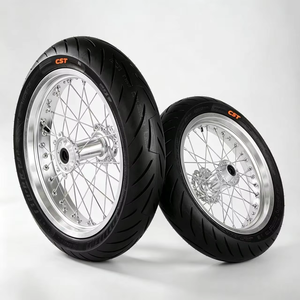 <span class=keywords><strong>Ruota</strong></span> Supermoto Surron Light Bee X LBX 17" 70/90-17 90/80-17 con Cerchi Cromati Argento per Modifica <span class=keywords><strong>Bici</strong></span> Elettrica ad Alte Prestazioni - Product Image 1