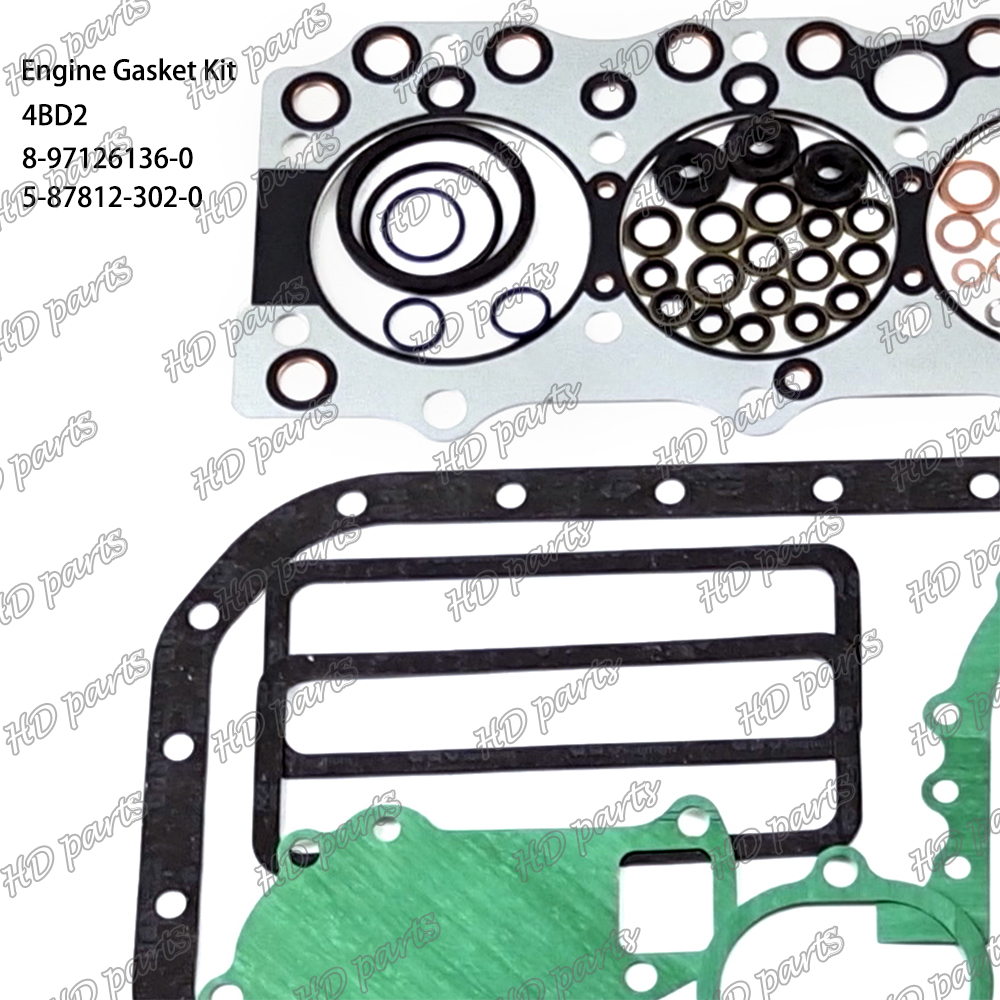 4BD2 Engine Gasket Kit 8-97126136-0 5-87812-302-0 Suitable