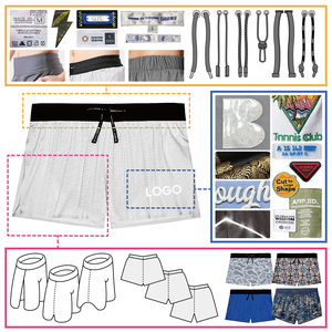 Lưới thể thao thể thao hiệu suất kéo dài hiệu suất thăng hoa hai lớp với lưới lót chạy quần short - Product Image 2