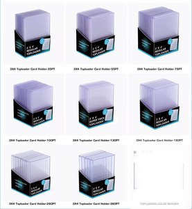 YY Premium Extra <b>Thick</b> Plastic Seamless Rigid <b>Card</b> Holders for Trading <b>Cards</b> & Sports <b>Cards</b> Credit <b>Card</b> Use - Product Image 1