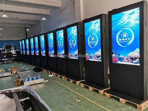 กันน้ํากลางแจ้งจอแสดงผลดิจิตอลป้ายโฆษณาจอแสดงผล LCD ความสว่างสูง 4000nit LCD 55 65 75 นิ้วจอแสดงผลกลางแจ้ง Totem - Product Image 4