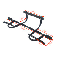 Équipement de fitness intérieur sans perforation Cadre de porte Barre simple et double Barre de traction
