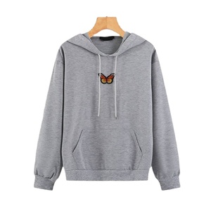 Nouveau Sweats à capuche pour femme surdimensionnés à manches longues Logo personnalisé Sweat-shirt pour femme à bas prix Pull à capuche pour femme - Product Image 5