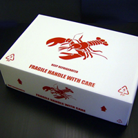 Conteneur d'expédition en polypropylène ondulé pour fruits de mer, boîtes d'emballage pour poissons congelés, boîte de stockage logistique pour aliments congelés