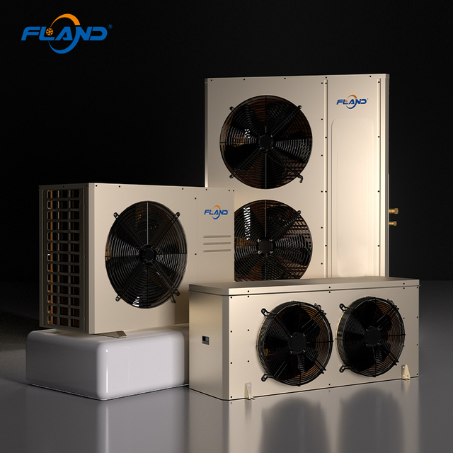 5-30HP Emerson Scroll Commercial Cold Room Condensing Unit + Air Cooler Kit Energy Saving Features R507 Refrigerant for Frozen