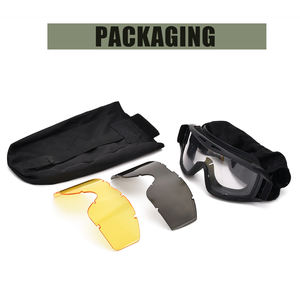 نظارات مضادة للرصاص من ANSI Z87.1 3 مجموعات من العدسات مقاومة للصدمات للرجال والنساء - Product Image 2