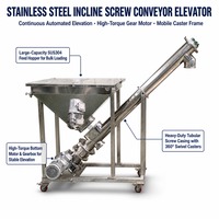 Machine à moudre les épices en poudre en acier inoxydable avec convoyeur à vis pour la production en usine alimentaire