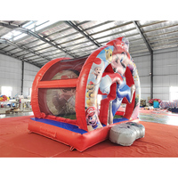 Château Gonflable pour Enfants, Thème Dessin Animé Plombier, pour Fêtes et Aire de Jeux Intérieure