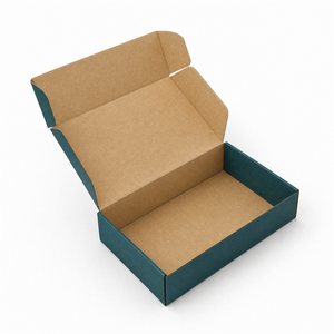 Caja de Cartón para Envíos de Cosméticos con Cierre Automático de Papel Kraft, Caja de Suscripción, Embalaje Troquelado para Productos de Cuidado de la Piel, Impresión Personalizada con Laminado Mate - Product Image 2