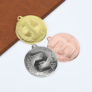 Trophäen Medaillen Gold Silber Roségold Metal Blank Award für das Laufen Fußball Fußball Sport Hergestellt von für <span class=keywords><strong>Medal</strong></span> las - Product Image 5