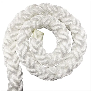 Corde marine blanche de 36 mm en nylon <span class=keywords><strong>polyamide</strong></span> PA torsadé à <span class=keywords><strong>8</strong></span> brins pour le remorquage d'amarrage général de navires - Product Image 1