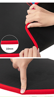 Silikon-Kante Rutschfeste Leichte Umweltfreundliche Yoga-Matte mit Verstärkten Kanten Balancekissen Hergestellt in Guangdong