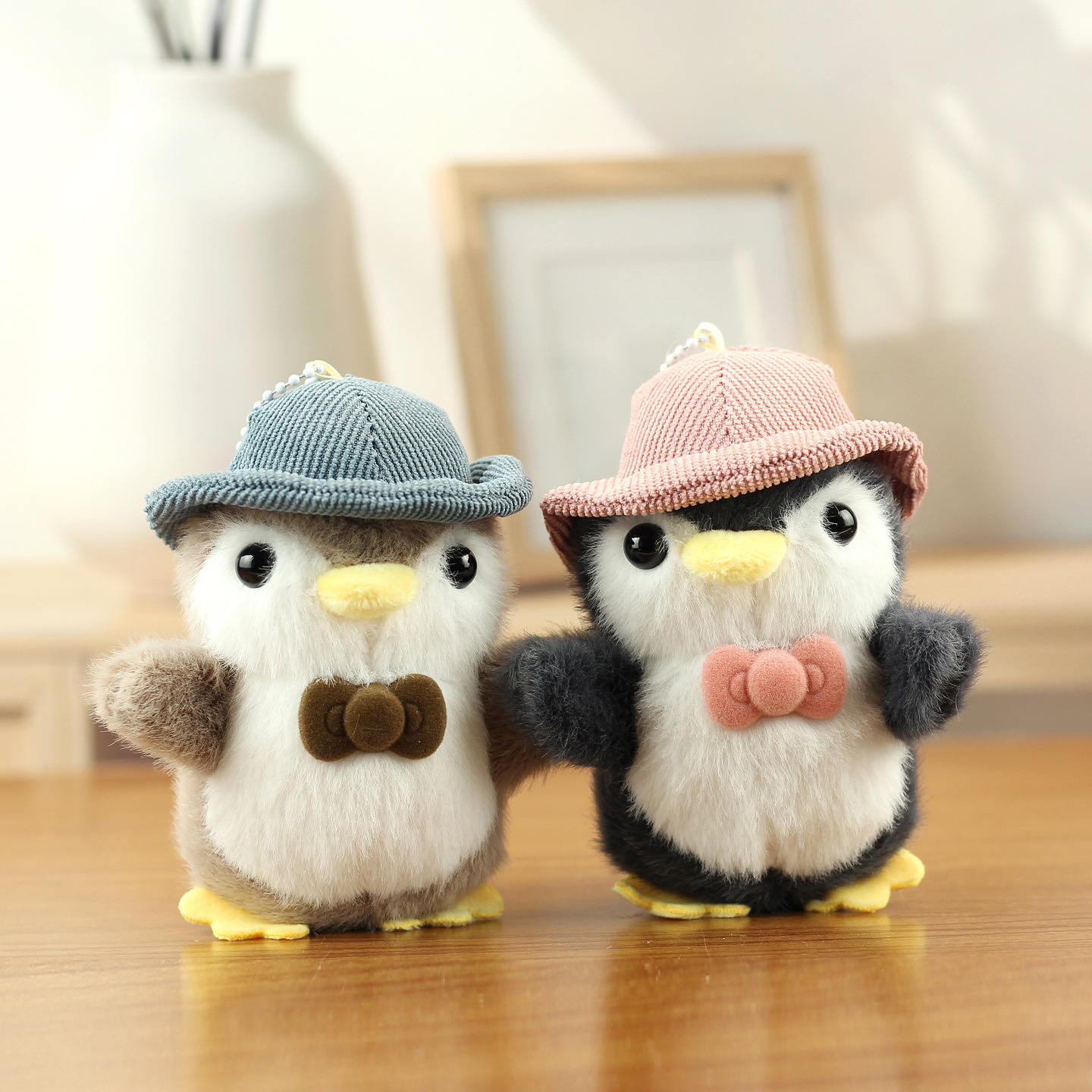 Cute Pudgy Penguins Toys - Soft Plush Keychain for Kids & Adults