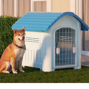 Großhandel Bestseller <span class=keywords><strong>Diy</strong></span> Weiß extra großer Welpe Big Luxury Dogs <span class=keywords><strong>House</strong></span> Indoor/Outdoor Pet Villa Kunststoff Pet <span class=keywords><strong>House</strong></span> mit Fenster - Product Image 2