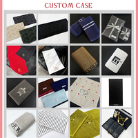 Serviette de visage carrée avec logo personnalisé brodé microfibre doux absorbant essuie-mains pour usage personnel salon maison