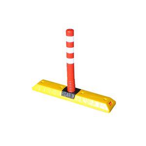 Separador de Tráfico, Bloqueador de Tráfico, Delineador de Seguridad Vial, Poste Flexible para Personas - Product Image 1