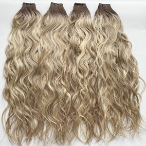 Extensiones de Cabello Remy Genius Wavy de Alta Calidad para 2026, Cabello Humano Chino Doble Trama, Ondulado, Suave, Sin Procesar - Product Image 3