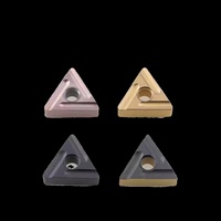 Plaquettes de coupe CNC pour outils de tournage sur tour, en carbure de tungstène, forme triangulaire