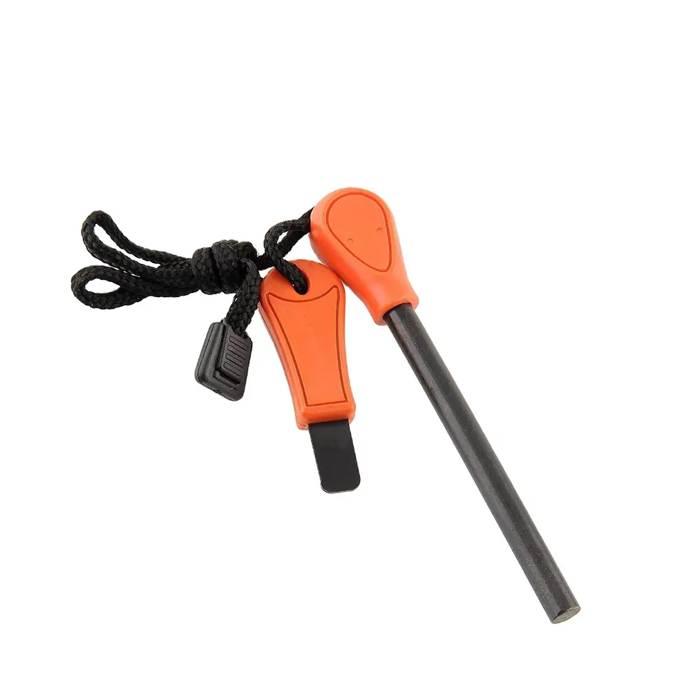 Outdoor Camping Emergency Survival Tool Kit Magnesium Lighter Fire steel Ferro Flint Stone Rod Fire Starter