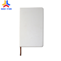 Journaux de sublimation en cuir PU A6 de haute qualité en gros B6 Carnet de notes PU à sublimation vierges