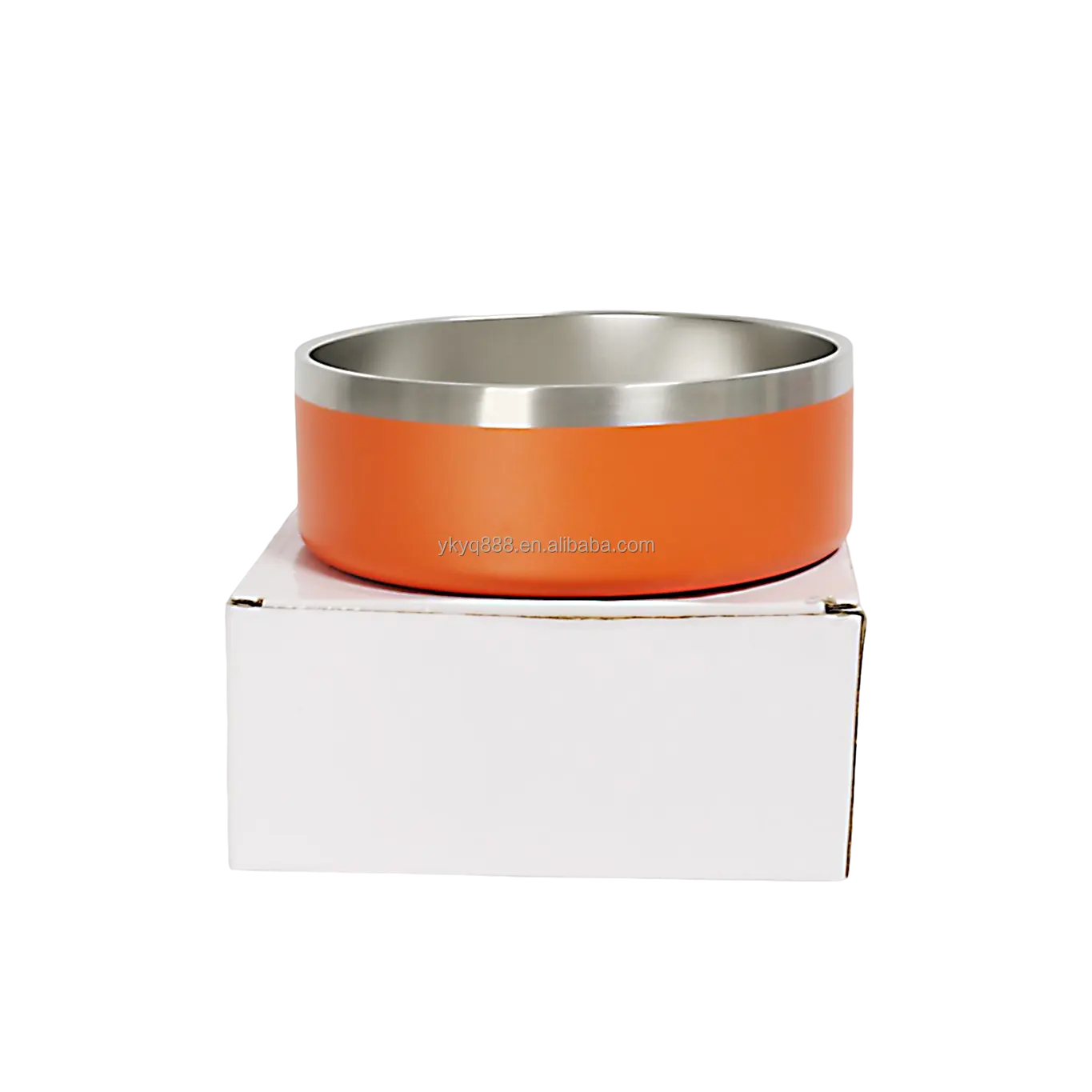 Hot sale 42oz 64oz 100oz dog bowl Non-slip 24oz pet bowl Custom logo color stainless steel dog bowl double wall food feed