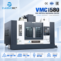 Fraiseuse verticale CNC classique VMC1580 haute précision pour l'usinage de pièces lourdes