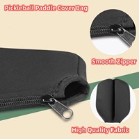 Accessoires pour raquettes de pickleball en néoprène, vente en gros, logo personnalisé, sublimation, OEM, housse de raquette de pickleball