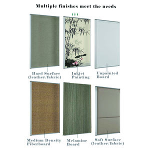 Puerta de pared divisoria de madera plegable insonorizada flexible móvil tamaño personalizado diseño contemporáneo habitación privada independiente - Product Image 5