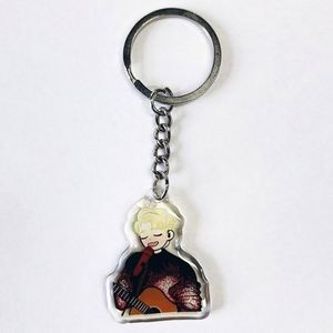 Custom Transparent Acrylic <b>Keychains</b> Blank Keyring with <b>Anime</b> Keyring Personalized Clear Plastic Keychain Blank for Logo - Product Image 3