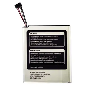 ICP565156A for Verizon Ellipsis Jetpack MHS700L wireless router battery
