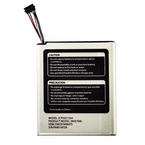 ICP565156A <span class=keywords><strong>Verizon</strong></span> Ellipsis Jetpack MHS700L 무선 라우터 배터리 - Product Image 1