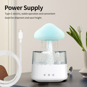 Produit à succès 2026 Humidificateur et diffuseur d'huiles essentielles portable de haute qualité Table Cloud Rainy Cozy Lumière nocturne <span class=keywords><strong>Relaxation</strong></span> à domicile - Product Image 3