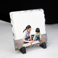 Ardoise photo à sublimation impression de logo personnalisé produits de sublimation imprimés cadre photo ardoise vierge à sublimation