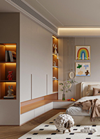 Meuble de rangement à chaussures professionnel en bois pour chambre à coucher, moderne et minimaliste, réglable, suspendu, avec 2 tiroirs, autoportant et durable